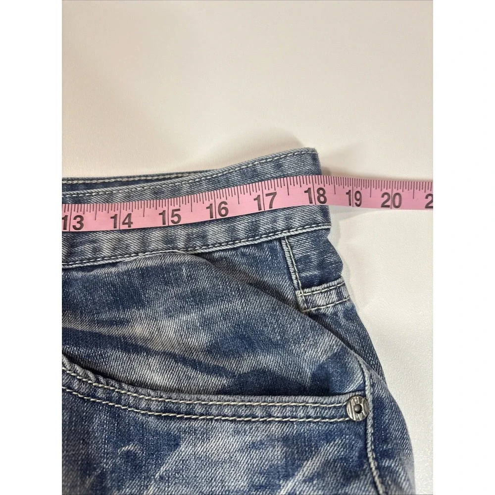 INC Jeans Men's 34x32 Denim Blue Berlin Slim Straight Leg Jean Preowned Good